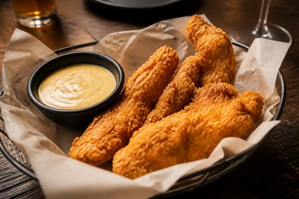 Crispy chicken tenders basket